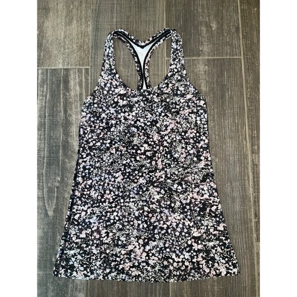 Lululemon Cool Racerback ll Tank Top Floral Spritz Multi size 6 - Picture 1 of 5